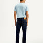 Men's 513 Dark Blue Slim Straight Fit Mid Rise Jeans - Back View