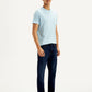 Men's 513 Dark Blue Slim Straight Fit Mid Rise Jeans - Side View
