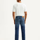 Men's 513 Blue Slim Straight Fit Mid Rise Jeans - Back View