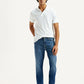 Men's 513 Indigo Slim Straight Fit Mid Rise Jeans - Styleshot View