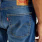 Men's 513 Indigo Slim Straight Fit Mid Rise Jeans - Detail View