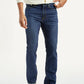 Men's Tinted 513 Med Indigo Slim Straight Fit Mid Rise Jeans - Front View