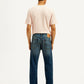 Men's Tinted 513 Med Indigo Slim Straight Fit Mid Rise Jeans - Back View