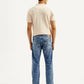 Men's 513 Blue Slim Straight Fit Mid Rise Jeans - Back View
