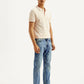 Men's 513 Blue Slim Straight Fit Mid Rise Jeans - Side View