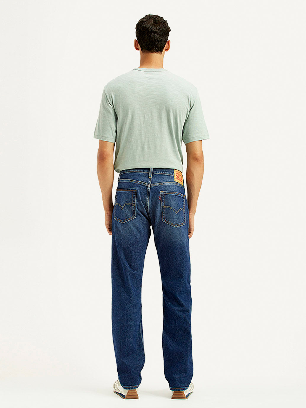 Men's 513 Light Indigo Slim Straight Fit Mid Rise Jeans - Back View