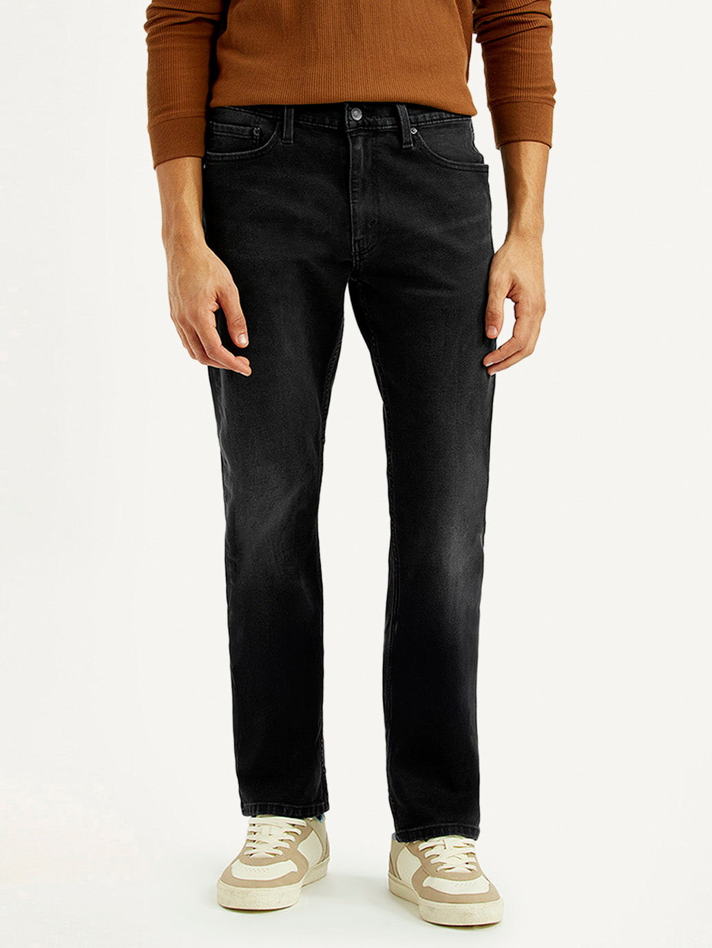 Men's 513 Black Slim Straight Fit Mid Rise Jeans – Levis India Store