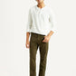 Men's 513 Olive Slim Straight Fit Mid Rise Jeans - Styleshot View