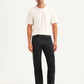 Men's 513 Black Slim Straight Fit Mid Rise Jeans - Front View