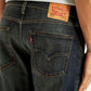 Men's 513 Charcoal Grey Slim Straight Fit Mid Rise Jeans - Detail View