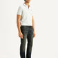 Men's 513 Charcoal Grey Slim Straight Fit Mid Rise Jeans - Side View