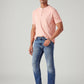 Men's 513 Blue Slim Straight Fit Mid Rise Jeans - Styleshot View