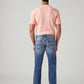 Men's 513 Blue Slim Straight Fit Mid Rise Jeans - Back View