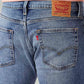 Men's 513 Blue Slim Straight Fit Mid Rise Jeans - Detail View