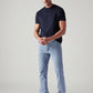 Men's 513 Light Blue Slim Straight Fit Mid Rise Jeans - Styleshot View