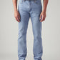 Men's 513 Light Blue Slim Straight Fit Mid Rise Jeans - Front View