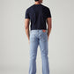 Men's 513 Light Blue Slim Straight Fit Mid Rise Jeans - Back View