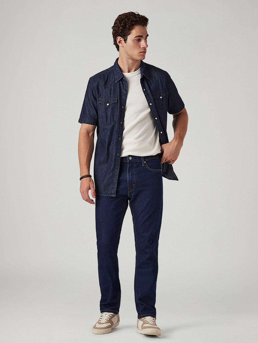 Mens 513 Mid Rise Slim Straight Fit Cotton Stretch Blend Jeans - c246b45e-574b-4ed5-af78-e7794c2d23b3 View
