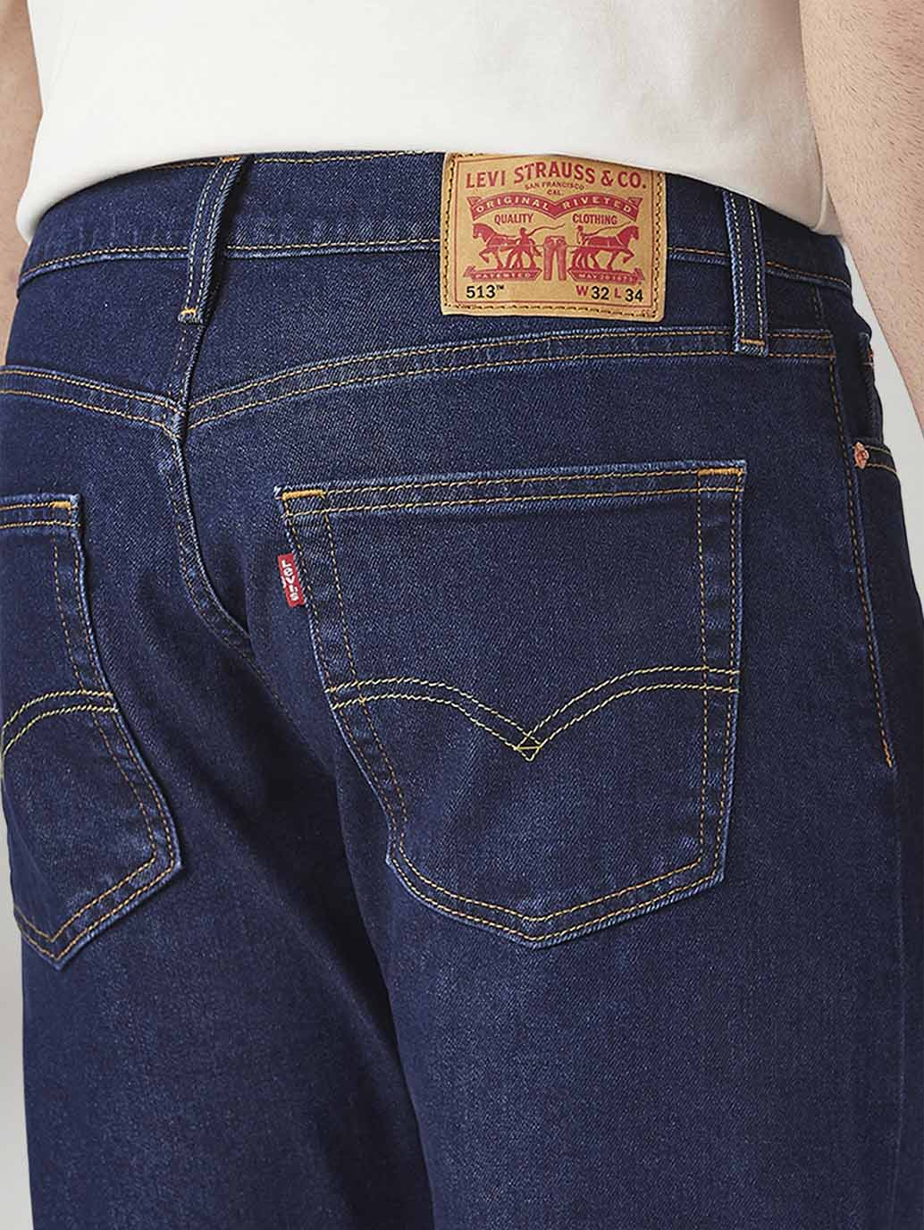 Mens 513 Mid Rise Slim Straight Fit Cotton Stretch Blend Jeans - 5e07d374-9077-490e-9968-29f292ce5429 View