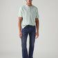 Men's 513 Blue Slim Straight Fit Mid Rise Jeans - Styleshot View