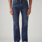 Men's 513 Blue Slim Straight Fit Mid Rise Jeans - Front View