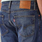Men's 513 Blue Slim Straight Fit Mid Rise Jeans - 20 View