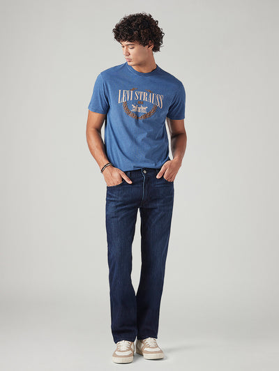 Men's 513 Dark Blue Slim Straight Fit Mid Rise Jeans-image-45