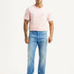 Men's 513 Light Blue Slim Straight Fit Mid Rise Jeans - Front View