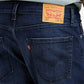 Men's 513 Dark Blue Slim Straight Fit Mid Rise Jeans - Detail View