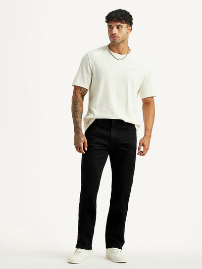 levi's Men's 513 Black Slim Straight Fit Mid Rise Jeans-picture-33