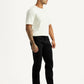Men's 513 Black Slim Straight Fit Mid Rise Kooltex Jeans - Side View