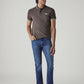 Men's 513 Med Indigo Slim Straight Fit Mid Rise Jeans - Styleshot View