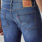 Men's 513 Med Indigo Slim Straight Fit Mid Rise Jeans - 20 View