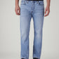 Men's 513 Light Indigo Slim Straight Fit Mid Rise Linen Jeans - Front View