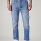 Men's 513 Light Blue Slim Straight Fit Mid Rise Jeans - Front View
