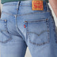 Men's 513 Light Blue Slim Straight Fit Mid Rise Jeans - Detail View