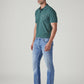 Men's 513 Light Blue Slim Straight Fit Mid Rise Jeans - Side View