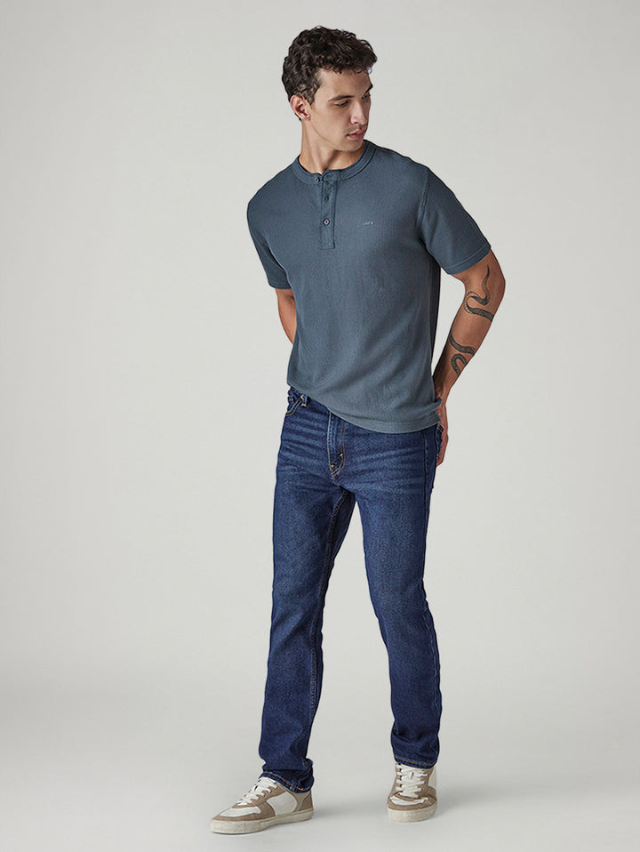 Men's 513 Dark Indigo Slim Straight Fit Mid Rise Jeans