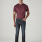 Men's 513 Dark Blue Slim Straight Fit Mid Rise Jeans - Front View