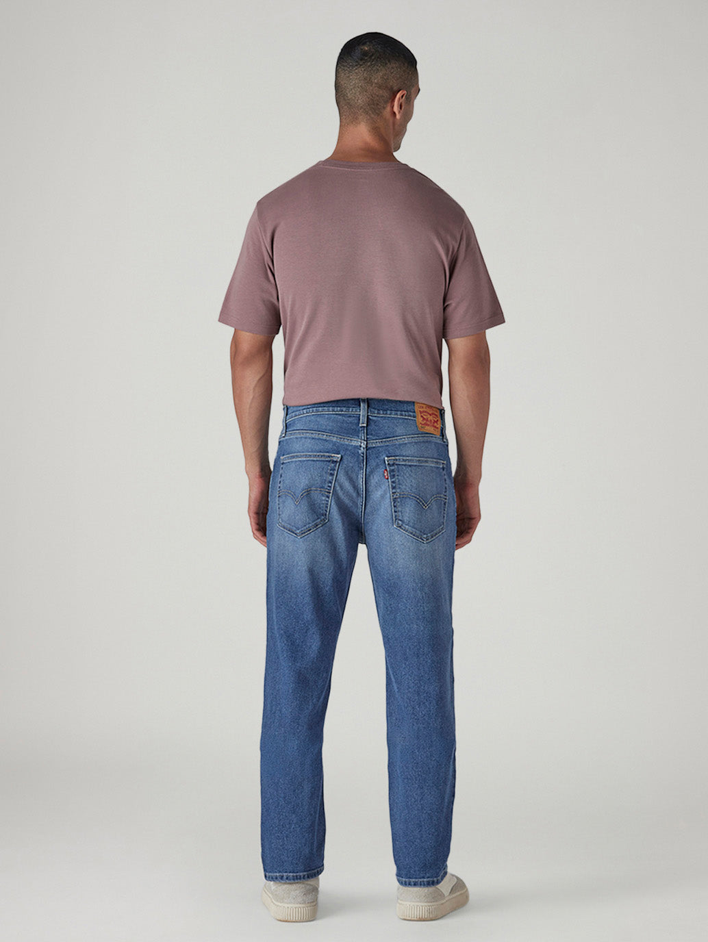 Men's 513 Light Indigo Slim Straight Fit Mid Rise Jeans - Back View