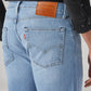 Men's 513 Light Indigo Slim Straight Fit Mid Rise Selvedge Jeans - Detail View