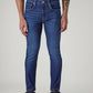 Men's 513 Blue Slim Straight Fit Mid Rise Jeans - Front View
