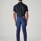 Men's 513 Blue Slim Straight Fit Mid Rise Jeans - Back View