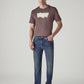 Men's 513 Blue Slim Straight Fit Mid Rise Jeans - Front View
