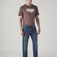 Men's 513 Blue Slim Straight Fit Mid Rise Jeans - Side View