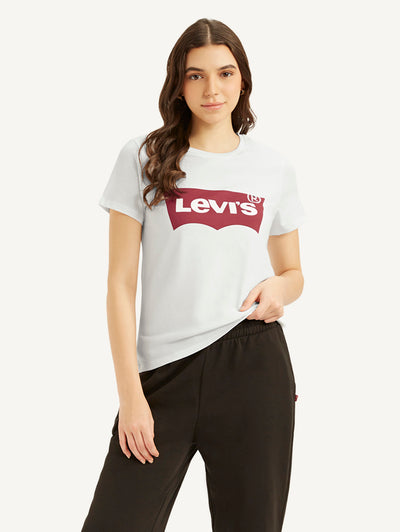 Women's Brand Logo Crew Neck T-Shirt