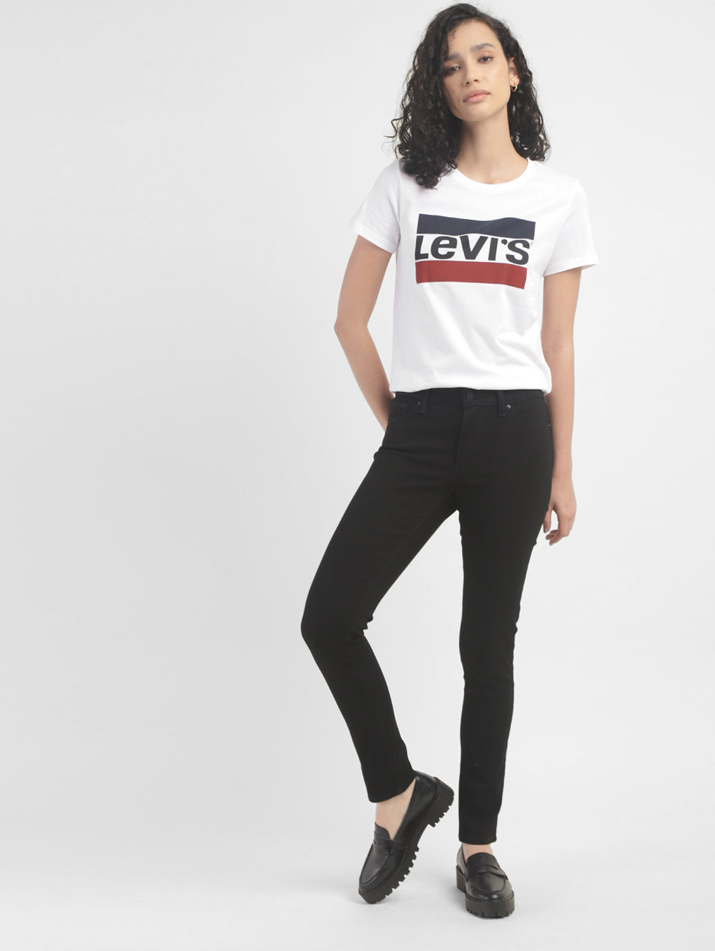 Women's Brand Logo Crew Neck T-shirt