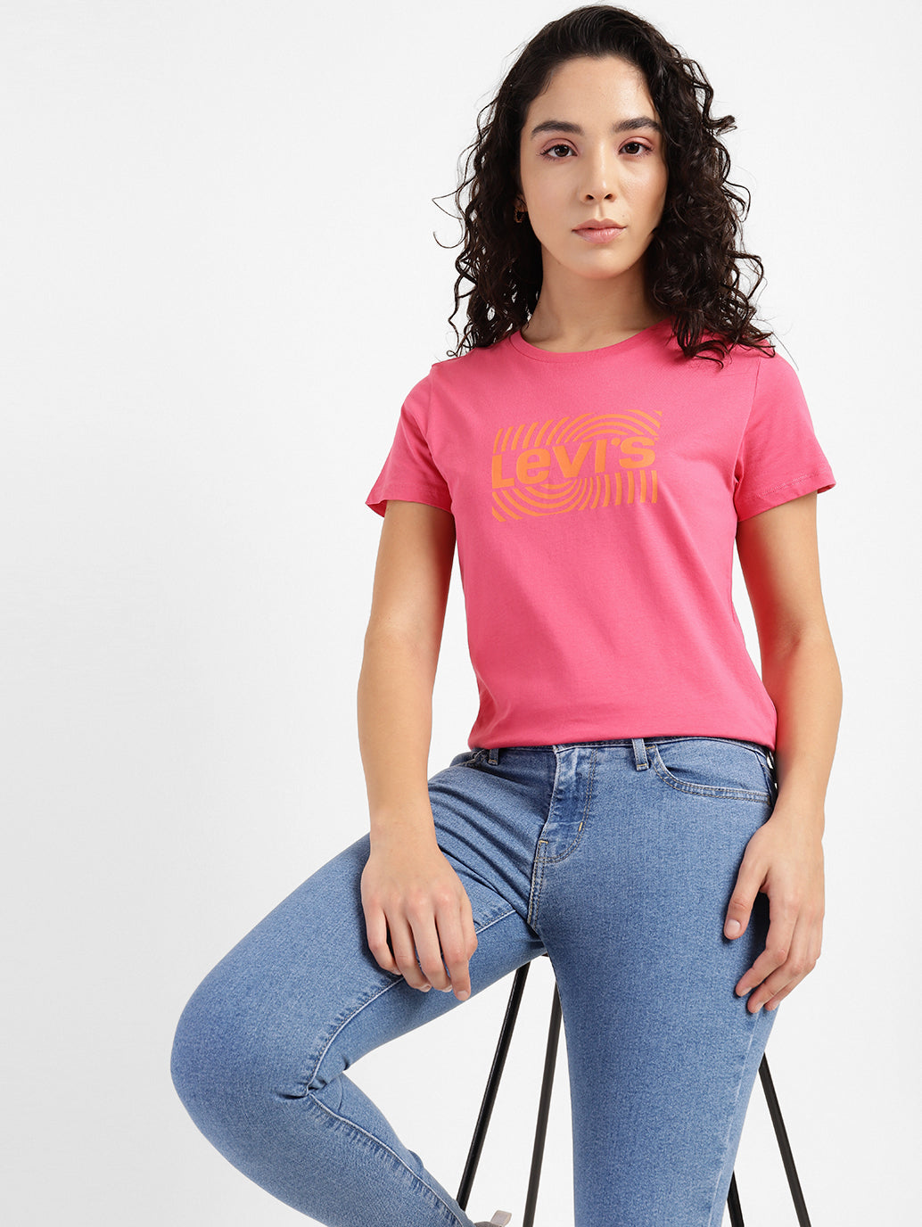 Women's Brand logo Regular Fit T-shirt