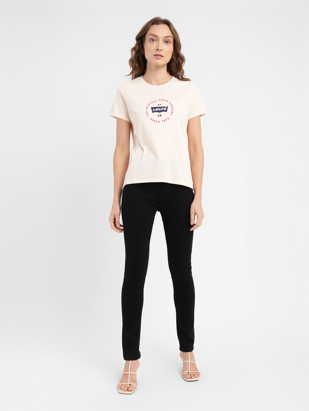 Levis logo t discount shirt women's india