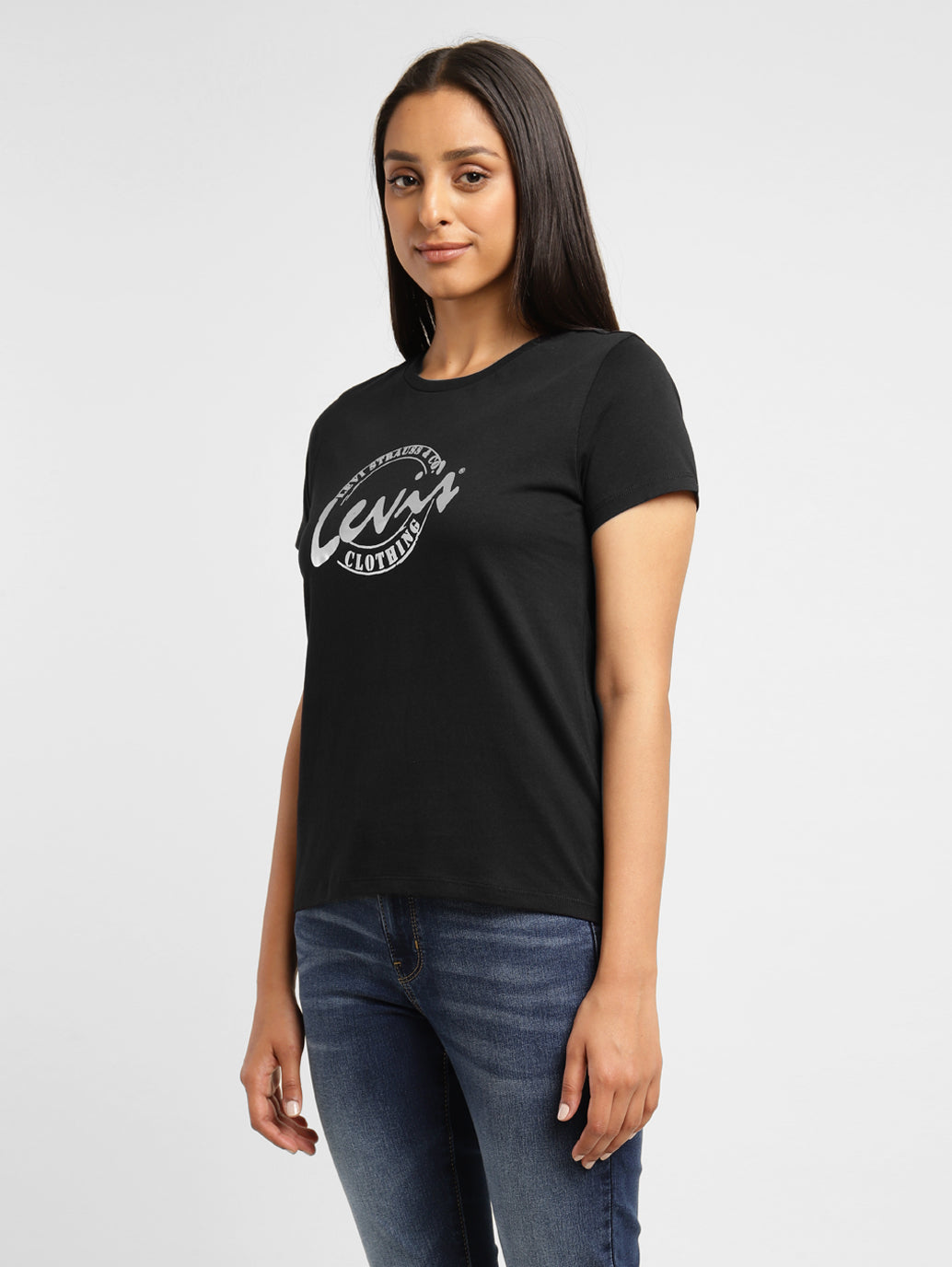 Calvin Klein Jeans Woven Label Rib V-neck Tee - T-shirts & Tops 